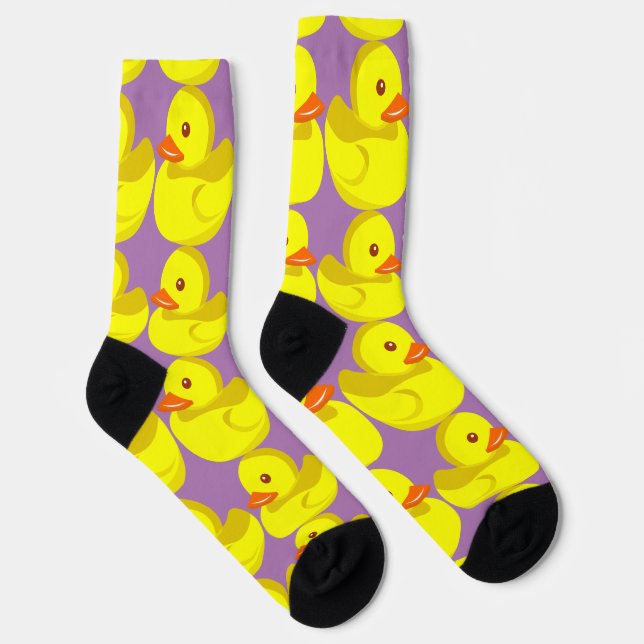 Cute Rubber Duck Thunder_Cove Socks (Right)