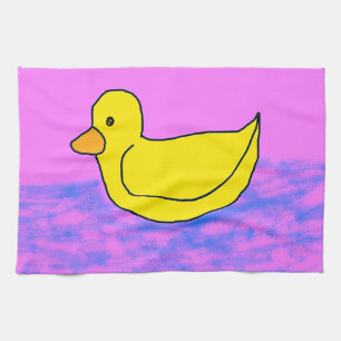 Cute Rubber Ducky Kitchen Towels