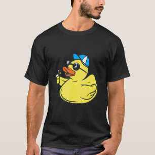 Cute Rubber Ducky Sunglasses - Summer Party Duck T T-Shirt