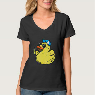 Cute Rubber Ducky Sunglasses - Summer Party Duck T T-Shirt