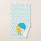 Cute Rubber Ducky with Blue Dots Pattern