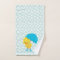 Cute Rubber Ducky with Blue Dots Pattern