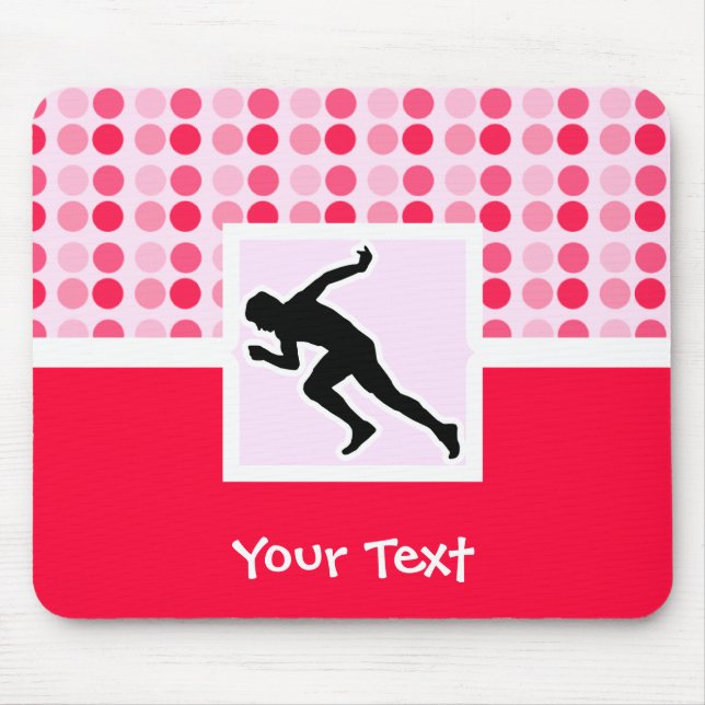 Cute, Running Mouse Pad (Front)