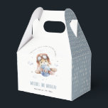 Cute Rust Navy Plane Teddy Sky Star Kids Birthday Favour Box<br><div class="desc">A Fun Cute Boys Fly Over Aeroplane Teddy Cloud Stars THEME BIRTHDAY Collection.- it's an Elegant Simple Minimal sketchy watercolor Illustration of aeroplane with a cute teddy pilot flying in the air surrounded with cloud and stars, perfect for your little ones birthday party. It’s very easy to customise, with your...</div>