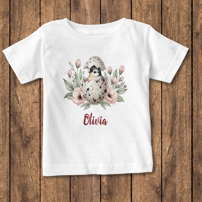 Cute Rustic Baby Chick Hatching  T-Shirt (Creator Uploaded)