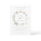 Cute Rustic Meadow Floral Wreath Wedding Invite