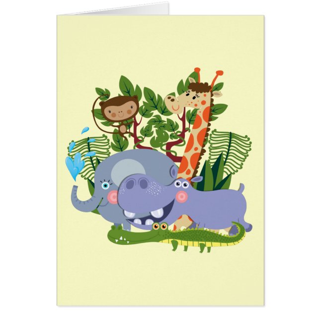 Cute Safari Animals (Front)