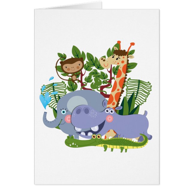 Cute Safari Animals (Front)
