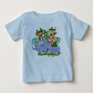Cute Safari Animals Baby Romper T-Shirt