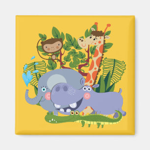 Cute Safari Animals Magnet