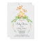 Cute Safari Jungle Giraffe Baby Shower Invitation