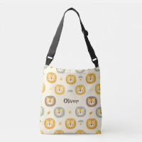 Cute Safari Lion Face Pattern Personalised