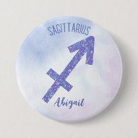 Cute Sagittarius Astrology Sign Custom Purple