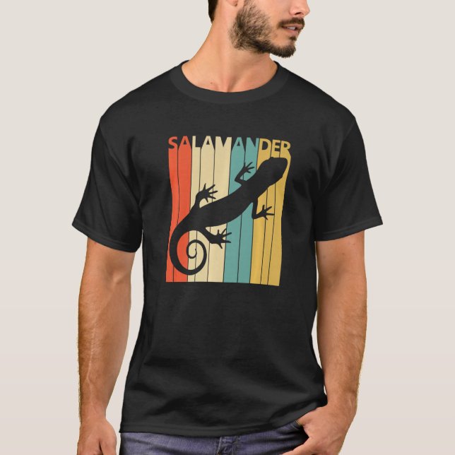 Cute Salamander Animal  T-Shirt (Front)