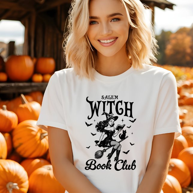 Cute Salem Witch Book Club Halloween Tshirt (Creator Uploaded)