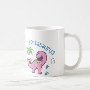Cute Saltasaurus Coffee Mug