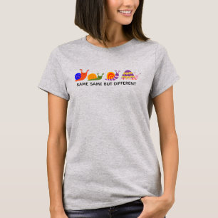 Cute Same Same But Different Quote T-shirt Design