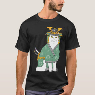 cute samurai cat T-Shirt