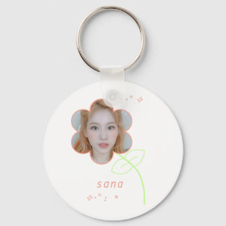 Cute Sana Flower Kpop Twice Key Ring