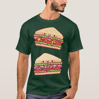 Cute Sandwiches Doodles T-Shirt