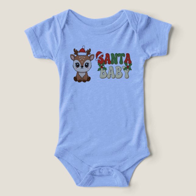 Cute Santa Baby Deer (Design Front)