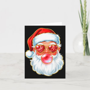 Cute Santa Bubble Gum For Women Teen Little Girls Card