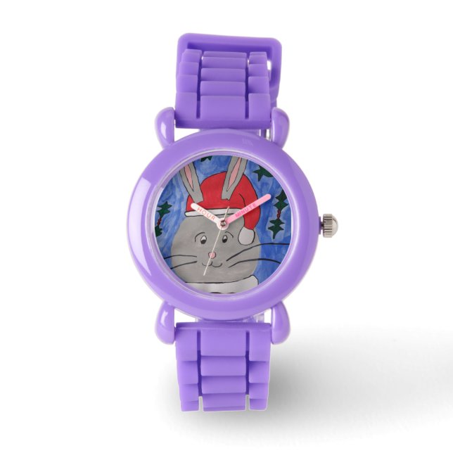 Cute Santa Bunny Watch (Front)