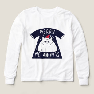Cute Santa Cat Melanomas Christmas 
