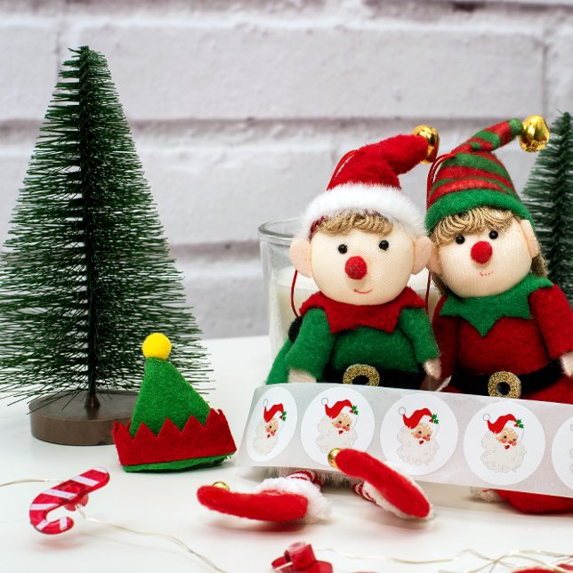 Cute Santa Christmas Envelope Sticker (Creator Uploaded)