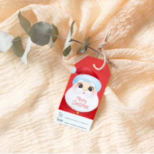 Cute Santa Christmas Gift Tag