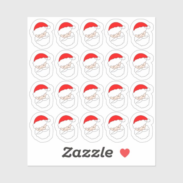 Cute Santa Christmas Holiday Decorative Planner  (Sheet)