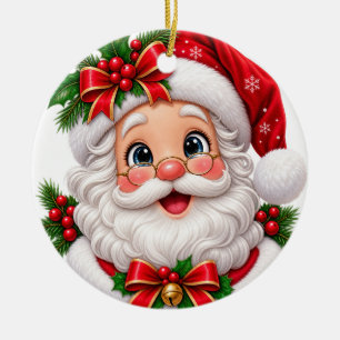 Cute Santa Christmas Ornament