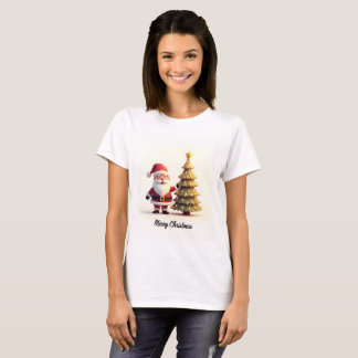 Cute Santa Christmas Tee