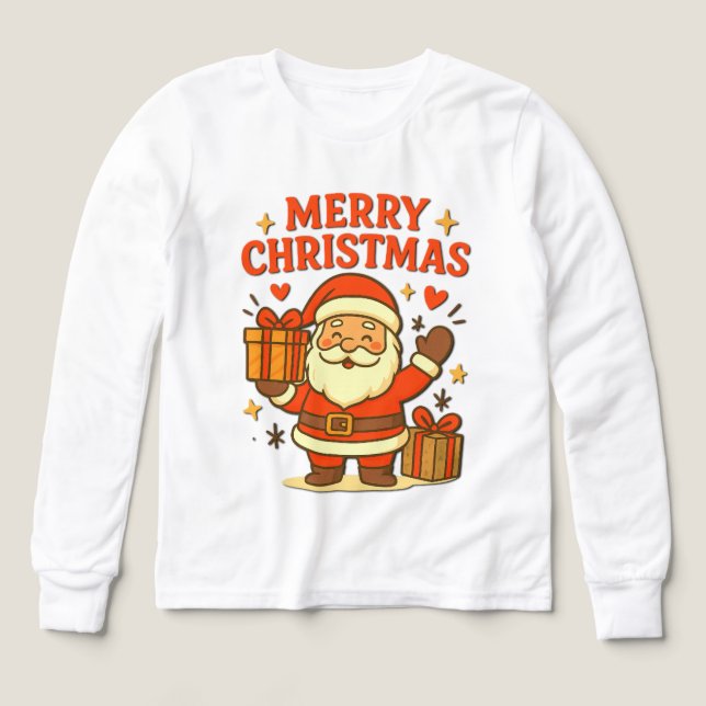  Cute Santa Claus Christmas Art –  Merry Christmas (Design Front)