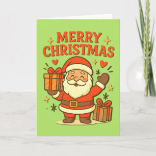 Cute Santa Claus Christmas Art – Merry Christmas Card