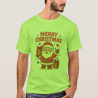Cute Santa Claus Christmas Art – Merry Christmas T-Shirt
