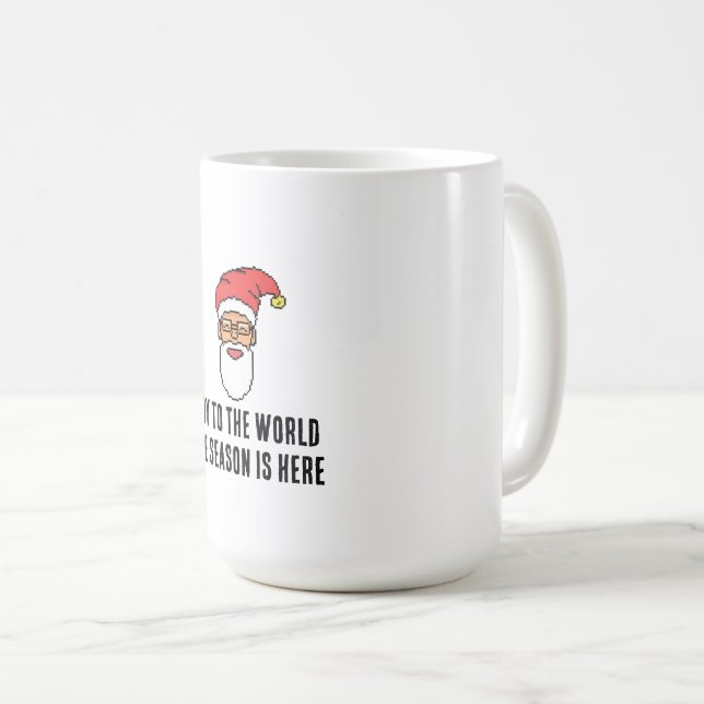 Cute Santa Claus Christmas Design Coffee Mug (Front Right)