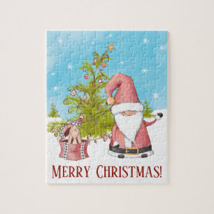 Cute Santa Claus Christmas Jigsaw Puzzle