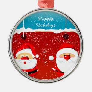 Cute Santa Claus Christmas ornament