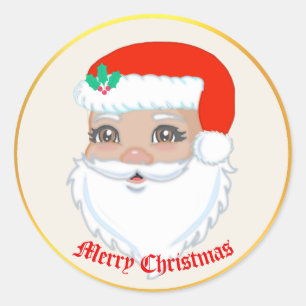 Cute Santa Claus  Christmas Sticker