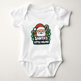 Cute Santa Claus Christmas T-Shirt for Boys & Girl Baby Bodysuit