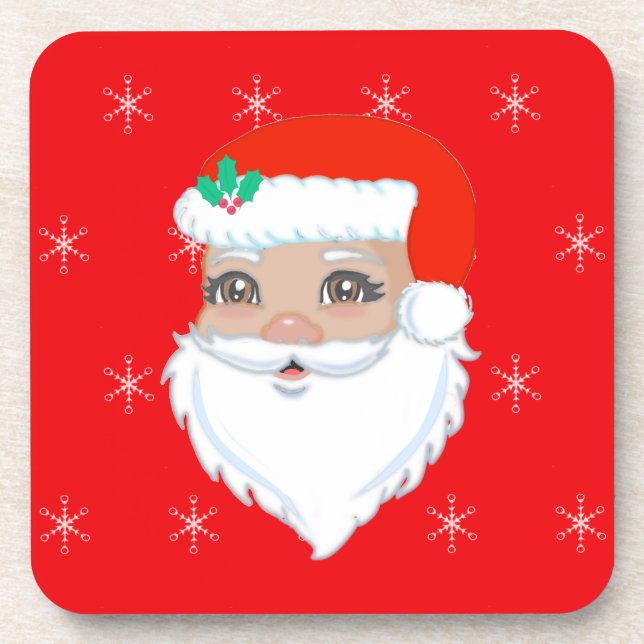 Cute Santa Claus Coaster (Front)