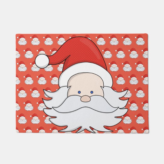 Cute Santa Claus Doormat (Front)