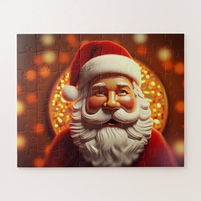 cute Santa Claus for the New Year and Christmas  Jigsaw Puzzle (Horizontal)