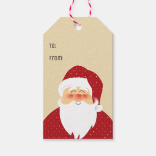 Cute Santa Claus Gift Tags