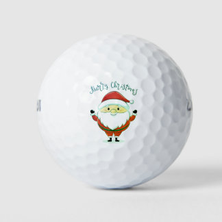 Cute Santa Claus Golf Balls
