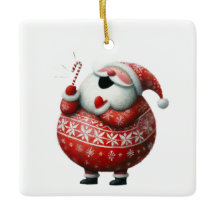 Cute Santa Claus Holiday Festive Christmas