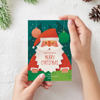 Cute Santa Claus | Merry Christmas Family Greeting
