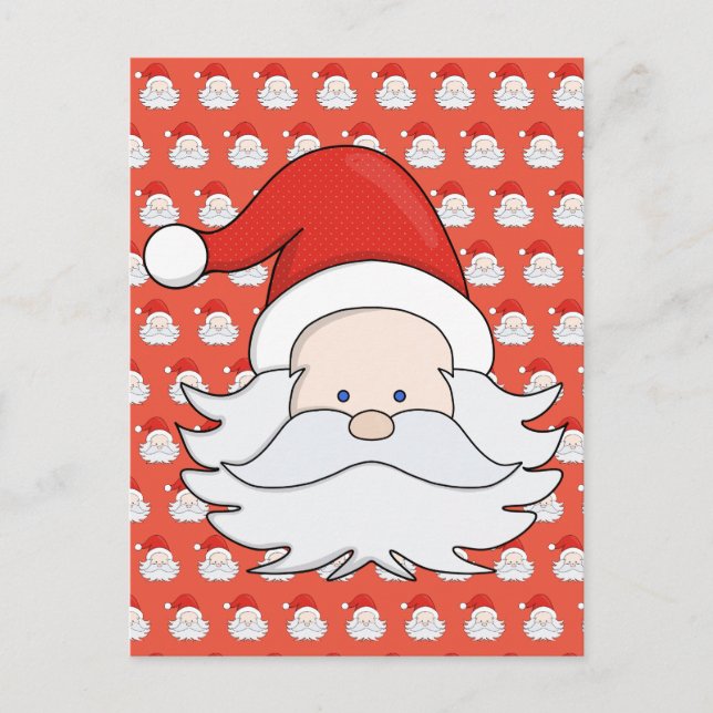 Cute Santa Claus Postcard (Front)