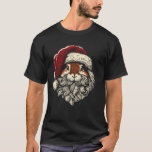 Cute Santa Claus Rabbit Lop Bunny Christmas Vintag T-Shirt<br><div class="desc">Cute Santa Claus Rabbit Lop Bunny Christmas Vintage Artistic</div>
